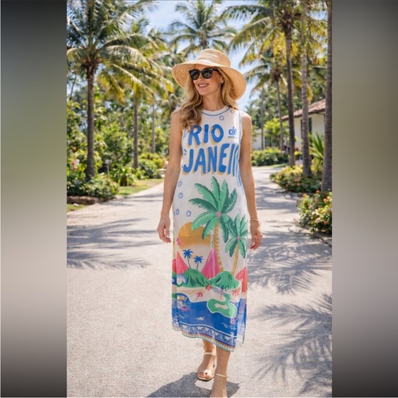 FARM Rio Tropical Print Midi Dress - Picture 2 of 11